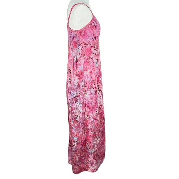 Sandbar Batik Maxi Dress With High Slit In Front & Built In Skirt Beneat… - Picture 10 of 13